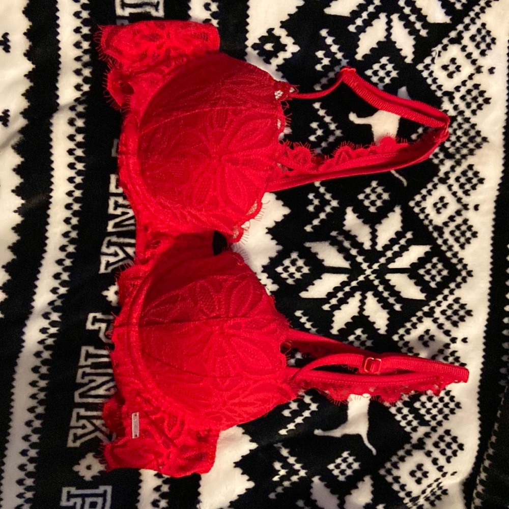 Victoria Secrets Pink Date Night Lace Balconette.